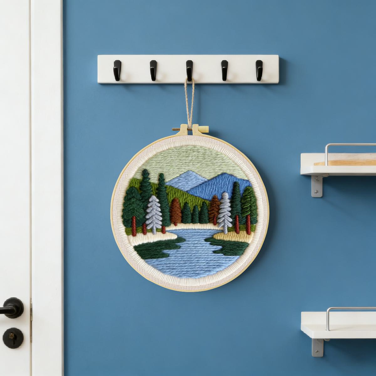 20X20CM/7.87inch Scenery Punch – обзор и цена Embroidery Artist