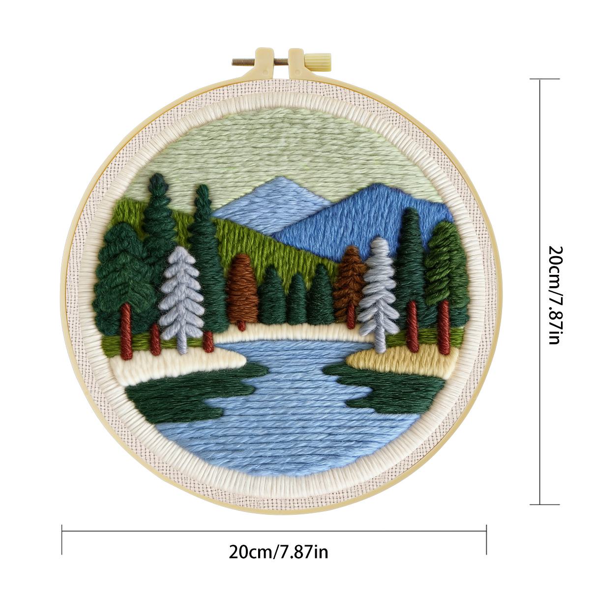 20X20CM/7.87inch Scenery Punch – обзор и цена Embroidery Artist