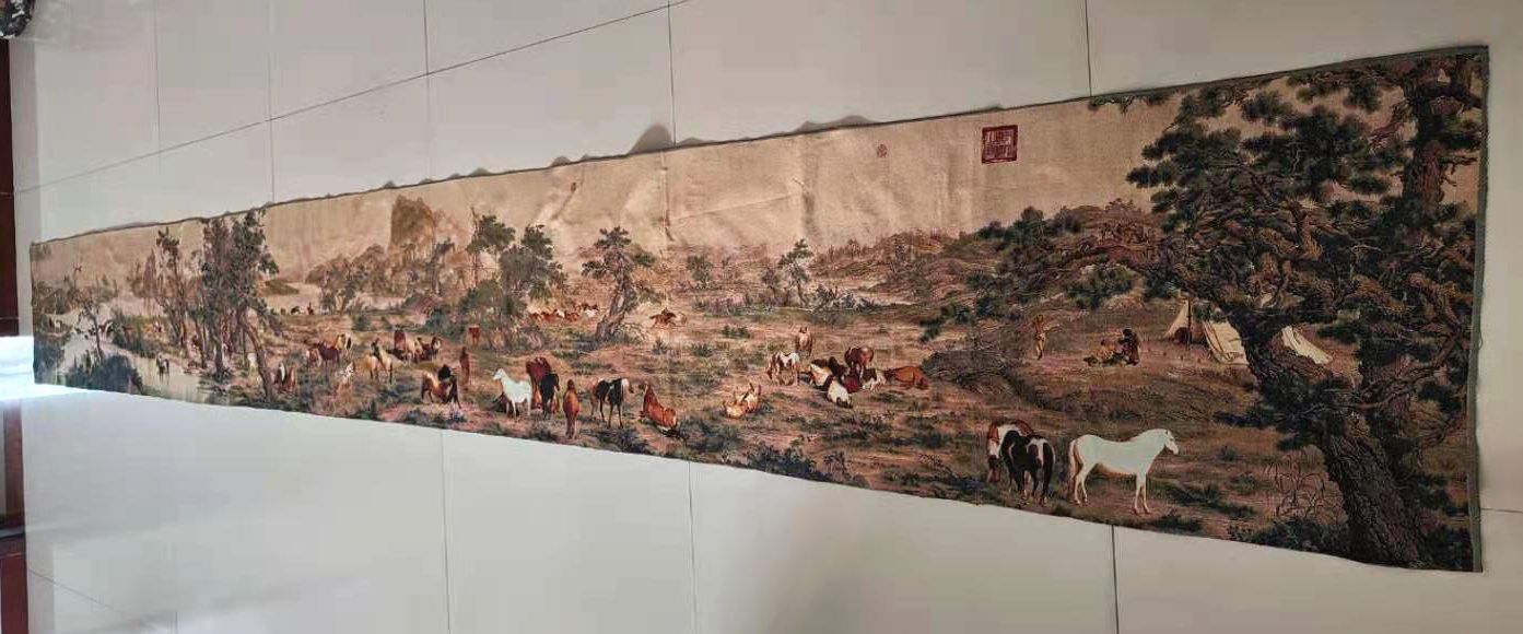 5M Super size Chinese Folk Sil – обзор и цена Embroidery Horse