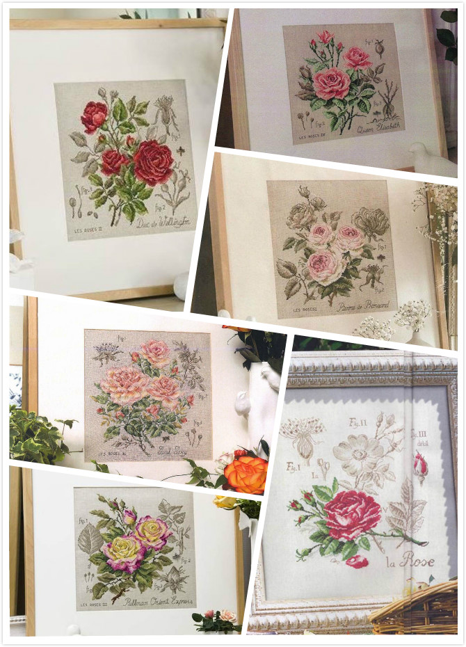 Dfea-Flower Series Rose Cross  – обзор и цена Embroidery Job