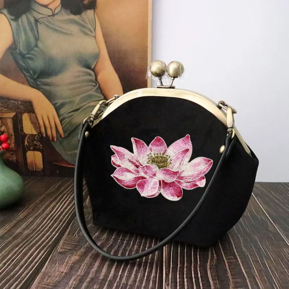 Soft Lotus Flower Patch Embroi – обзор и цена Embroidery Flower Pattern