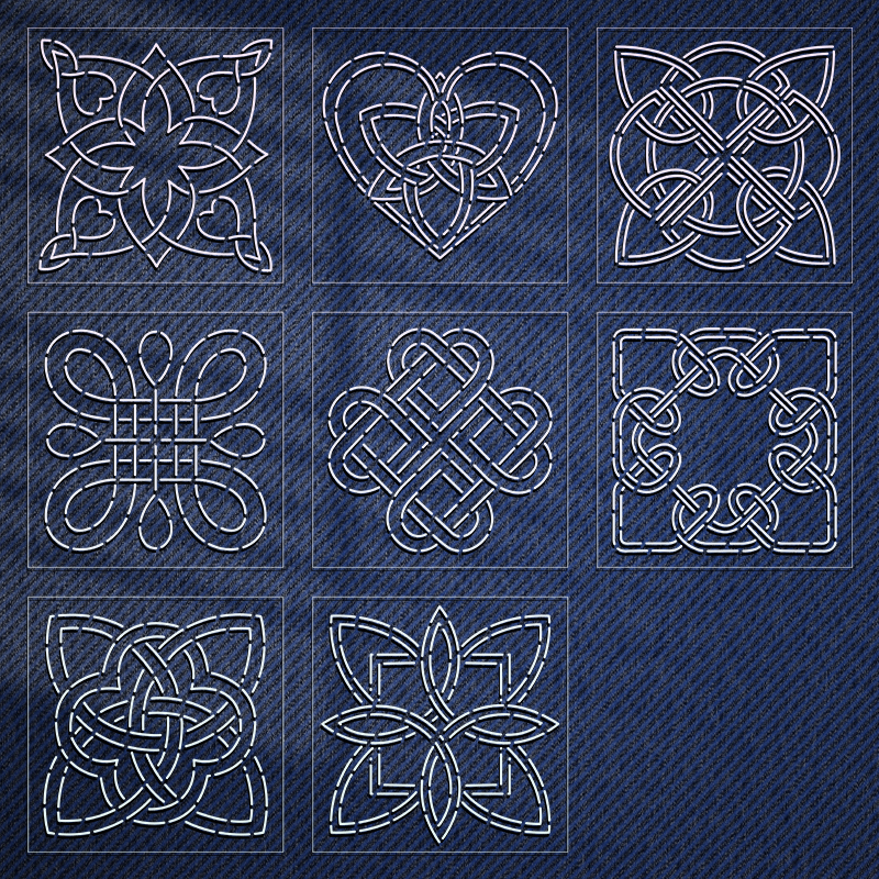 YOMDID 8pcs Ancient Symbol Pat – обзор и цена Embroidery Motif