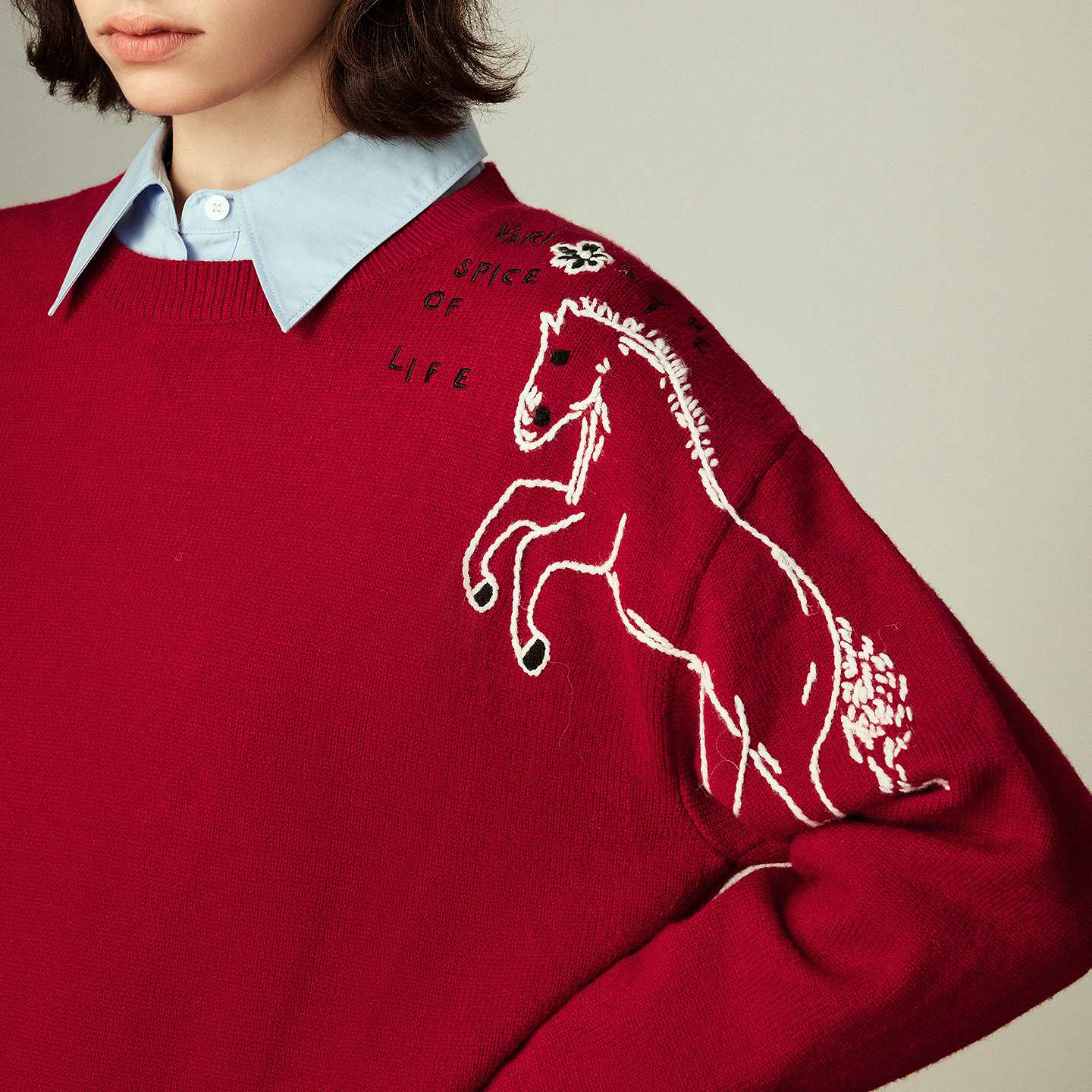 TOYOUTH Women's Arctic Fleece  – обзор и цена Embroidery Horse