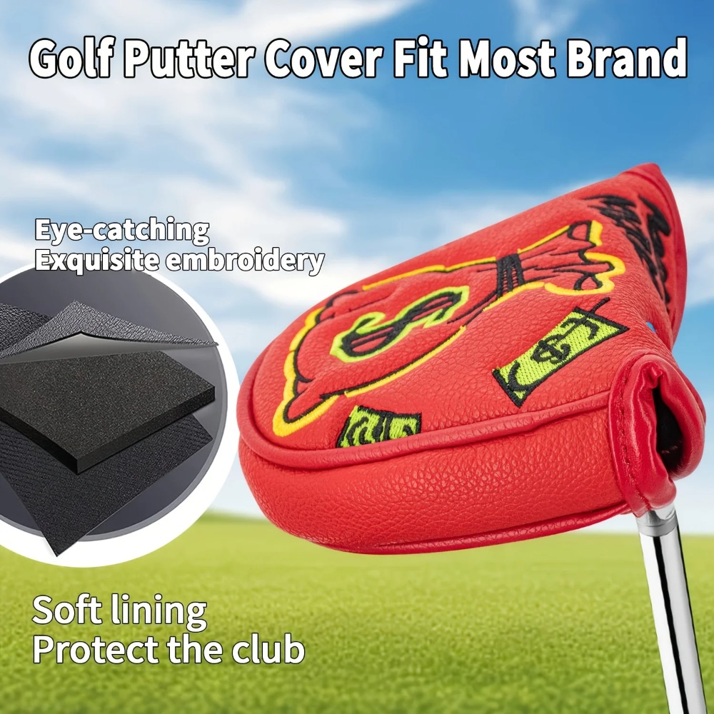 Golf Putter Cover | Half Round – обзор и цена Embroidery Gift
