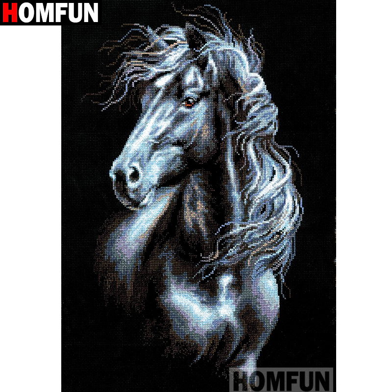 HOMFUN Full Square/Round Drill – обзор и цена Embroidery Horse