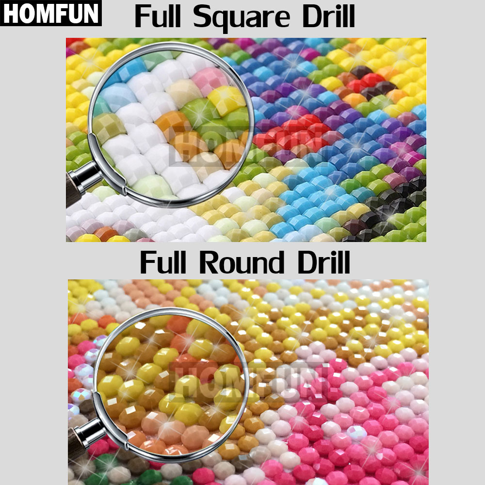 HOMFUN Full Square/Round Drill – обзор и цена Embroidery Horse