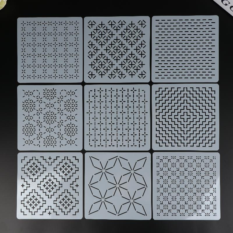9/32Pcs Sashiko Embroidery Tem – обзор и цена Embroidery Motif