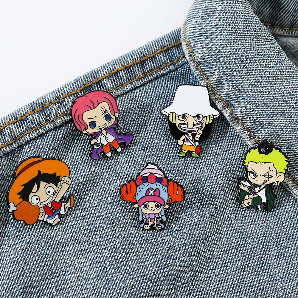 5 Pcs Creative anime Brooch Ha – обзор и цена Embroidery Garment