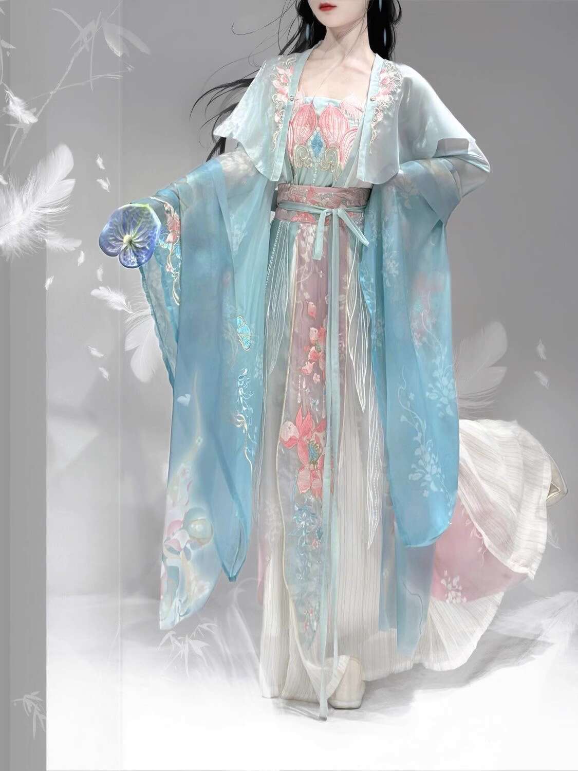 New Hanfu Wei Jinfeng Heavy In – обзор и цена Embroidery In The Piece