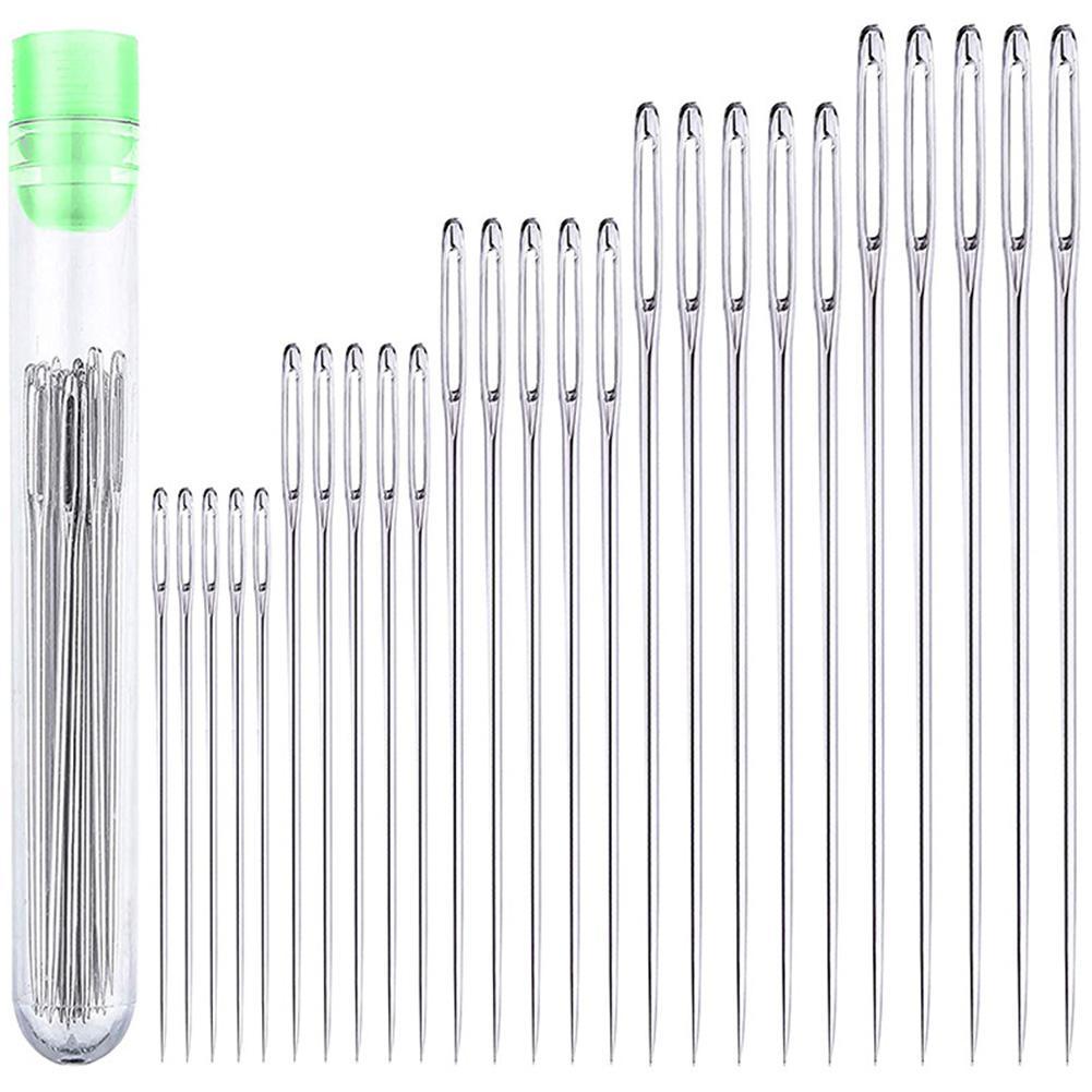 25 Pcs Large Eye Stitching Nee – обзор и цена Embroidery Needles