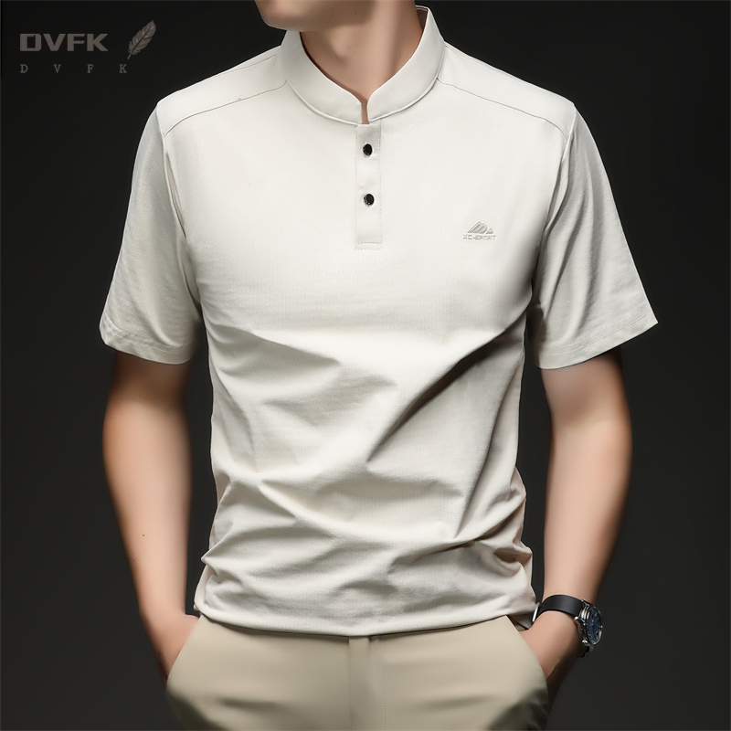 Mens Short Sleeve Mandarin Col – обзор и цена Embroidery Shirt
