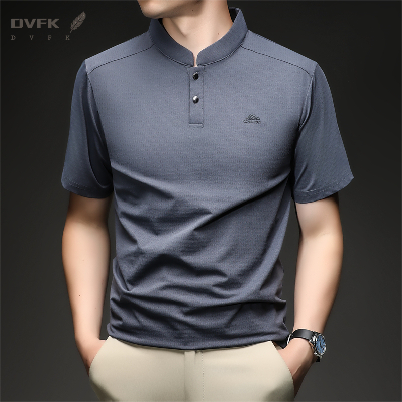 Mens Short Sleeve Mandarin Col – обзор и цена Embroidery Shirt