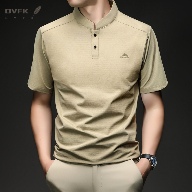 Mens Short Sleeve Mandarin Col – обзор и цена Embroidery Shirt